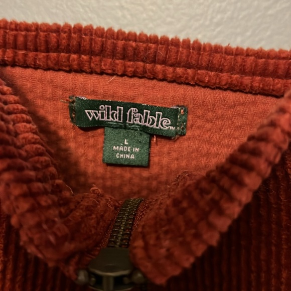 wild fable zip-up corduroy overall dress - Picture 3 of 3